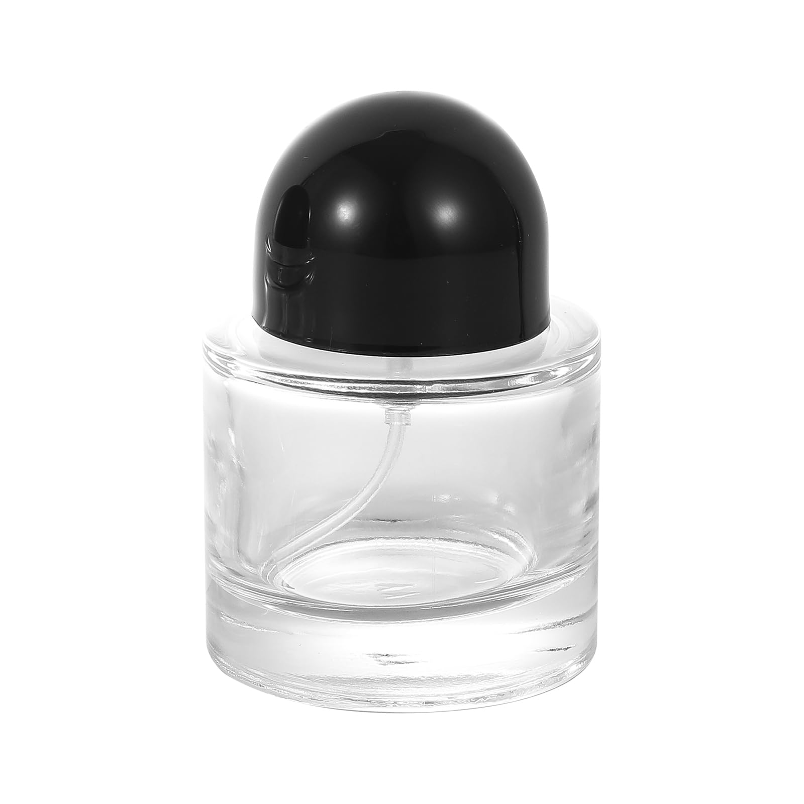 YWG Stone Glass Perfume Atomizer 30ml/1.01oz Round Empty Spray Bottle, Portable Fragrance Fine Mist Spray Bottle Perfume Dispenser for Travel 3 Pack