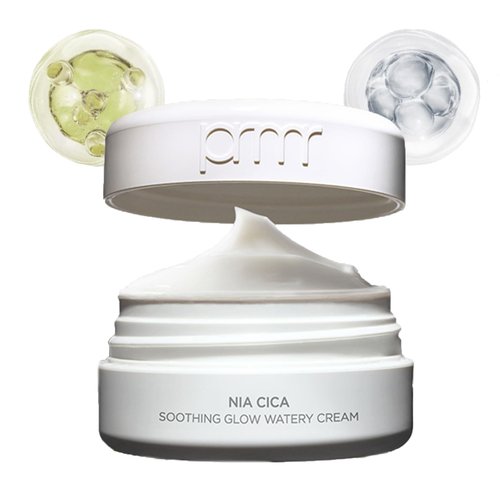 PRIMERA PRMR Niacinamide Cica + B5 Cream –Face Moisturizer with Hyaluronic Acid and Centella, skin barrier repair, korean moisutrizer with panthenol, Redness relief and hydrating, 1.01 Fl Oz