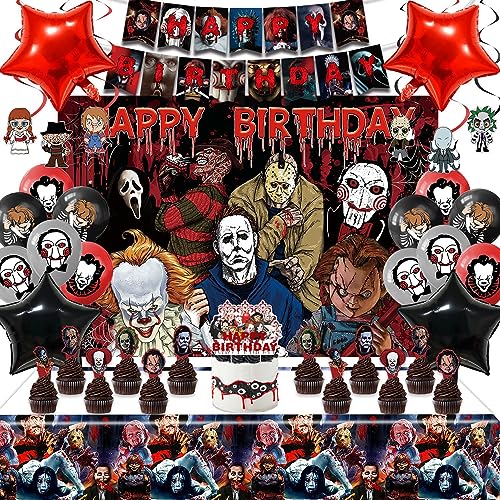 Halloween Party Decorations Kit 38 Pieces Spooky Birthday Celebration Set