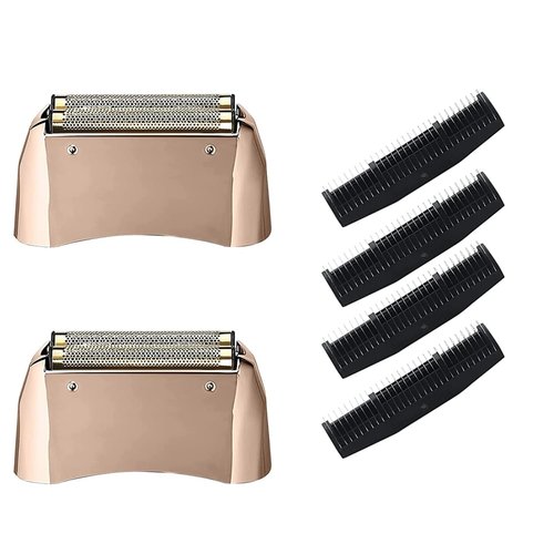 Pro Shaver Replacement Foil and Cutters compatible with andis 17220/17230 shaver ProFoil Lithium replacement Gold,4 pcs
