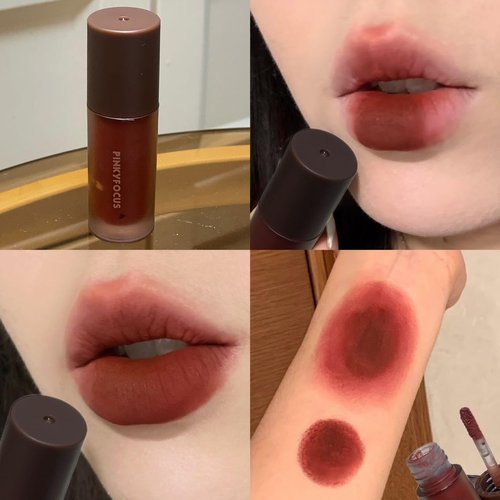 Skiennix 6-Piece Matte Lip Gloss Set - Velvet Finish, Long-Lasting Autumn/Winter Collection
