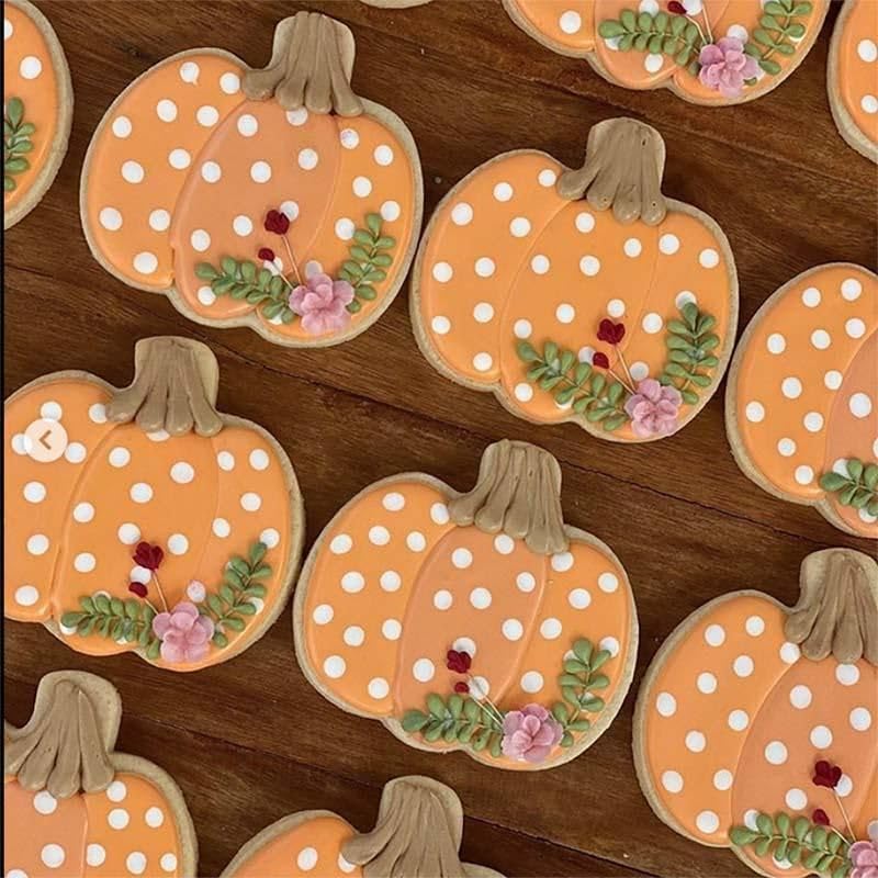 Pumpkin Cookie Cutters Set - Fall Harvest Halloween Thanksgiving, 3 Pieces - Pumpkin1