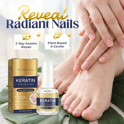 Keratin Nail Care Oil - Strengthening Treatment with Amino Acids for Dry, Brittle Nails | 1 Piece