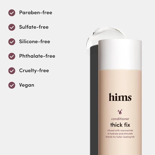 Hims Thick Fix Thickening Conditioner - Lightweight & Moisturizing - Paraben-Free, Vegan - Eucalyptus Grove Scent - 6.4 Fl Oz, 2 Pack
