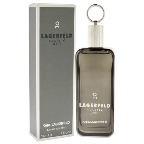 Karl Lagerfeld Classic Grey Eau de Toilette Spray for Men - 3.3 oz Fragrance