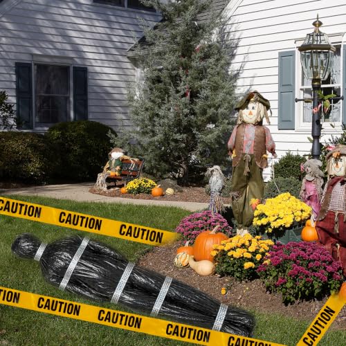 Halloween Inflatable Dummy Body Prop - 60 Inch Hanging Fake Scene Decor