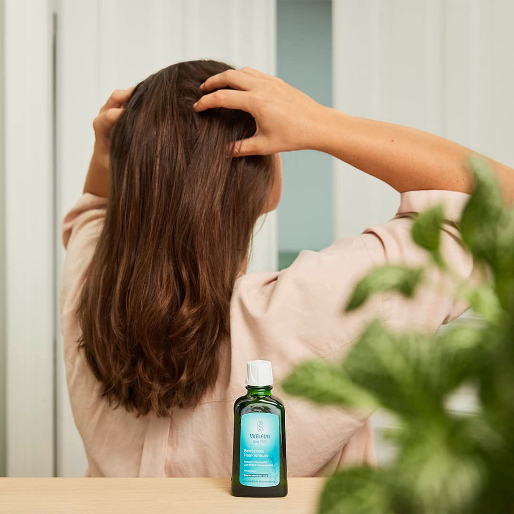 Weleda Rosemary Conditioning Hair Oil - Nourishing Formula for Healthy Hair | 1.7 Fl Oz