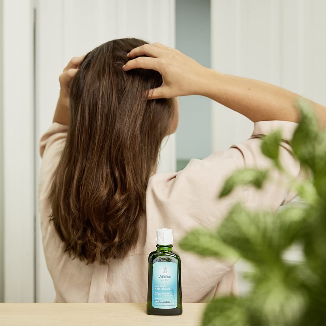 Weleda Rosemary Conditioning Hair Oil - Nourishing Formula for Healthy Hair | 1.7 Fl Oz
