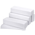 400 Non-Woven Waxing Strips for Facial, Body, and Bikini Hair Removal (White)