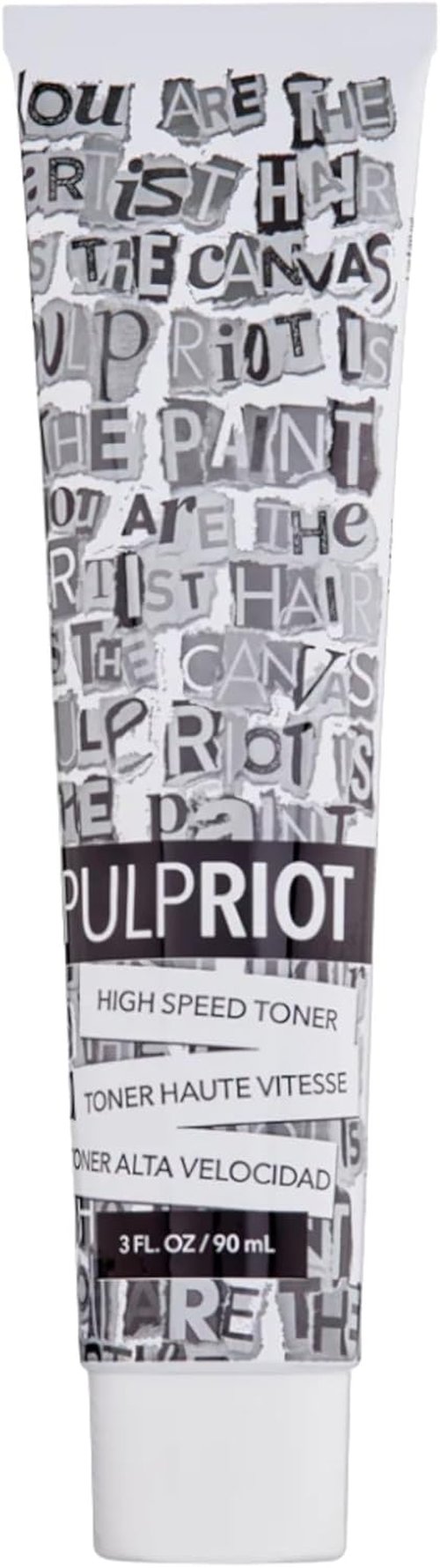 Pulp Riot High-Speed Toner - Silver 3oz | Vibrant Color & Quick Application