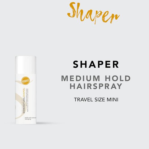 Sebastian Professional Shaper Classic Hairspray - Flexible Medium Hold | Brushable Styling Control for All Hair Types