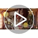 Christmas Star Tree Topper with Built-in 10 Bulb String Lights - 11” Gold Glittered Metal