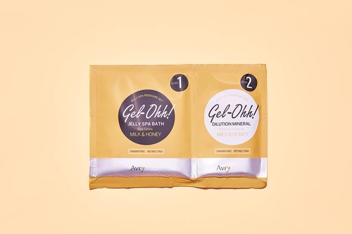 AVRYBEAUTY Gel-Ohh Jelly Spa Bath 3 pack, Milk And Honey Scented, Jelly Pedicure, Salon Services, Pedicure, Salon Pedi, Relaxtion, Heat & Aroma Therapy, Foot Care