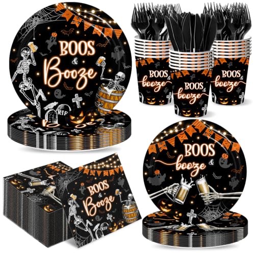 144 Pack Halloween Party Supplies Set for Spooky Decorations & Themed Gatherings