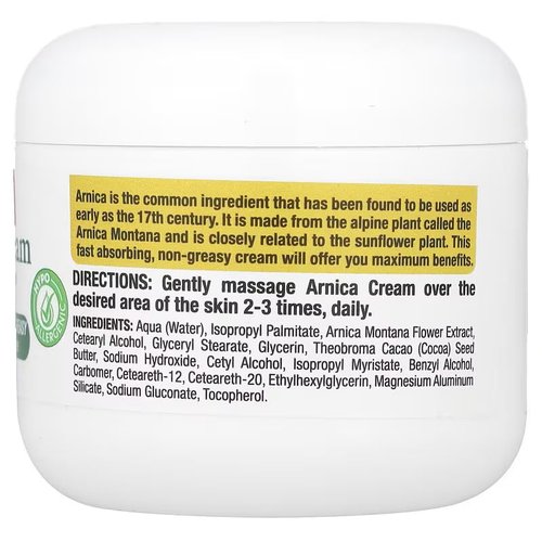Kids Relief Arnica Cream, Natural, Soothing, Non Greasy, Hypo-Allergenic and Unscented Cream for Children's Sensitive Skin, 4 oz (Pack of 1)