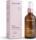 Fleur & Bee Rose and Shine Rosewater Toner - Hydrating, Alcohol-Free Facial Mist for All Skin Types | 3.4 fl oz