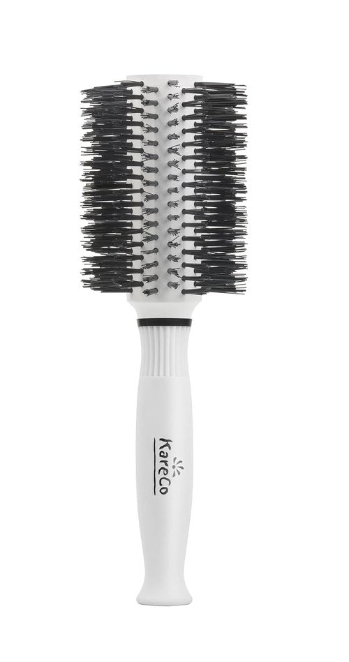 KareCo Perfect Blow Out Round Brush - 3 Inch Diameter, Long Nylon Bristles, Anti-Static Styling Tool