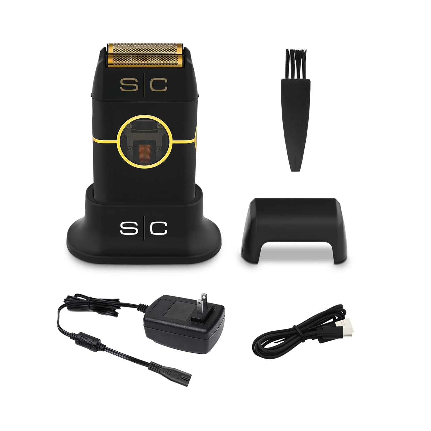 StyleCraft Instinct Metal Cordless Double Foil Shaver - IN2 Vector Motor & USB-C Rechargeable