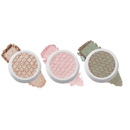 ColourPop Sparkling Hits Super Shock Shadow Trio - High-Pigment Glitter Eyeshadow - Zero Fallout, Bouncy Texture (3 Count)