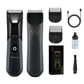ZENLICO Manscape Body Hair Trimmer, Pubic Hair Trimmer for Men, Ceramic Blade Body Shavers with USB-C Charging, Replaceable Heads Ball Razors with Led Spotlight, 90 Minutes Shaving, Ideal Gift for Men