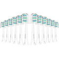 Lalsovfi Toothbrush Replacement Heads Compatible with Philips Sonicare and More Click-on Handles 12 Pack