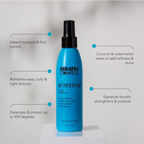 Keratin Complex - KCTEXTURE Leave-In Conditioner for Smooth, Frizz-Free Hair - 5 oz