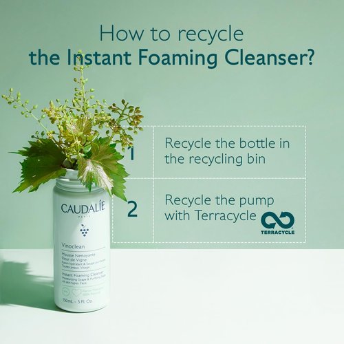 Caudalie Vinoclean Gentle Instant Foaming Facial Cleanser - Perfect for All Skin Types