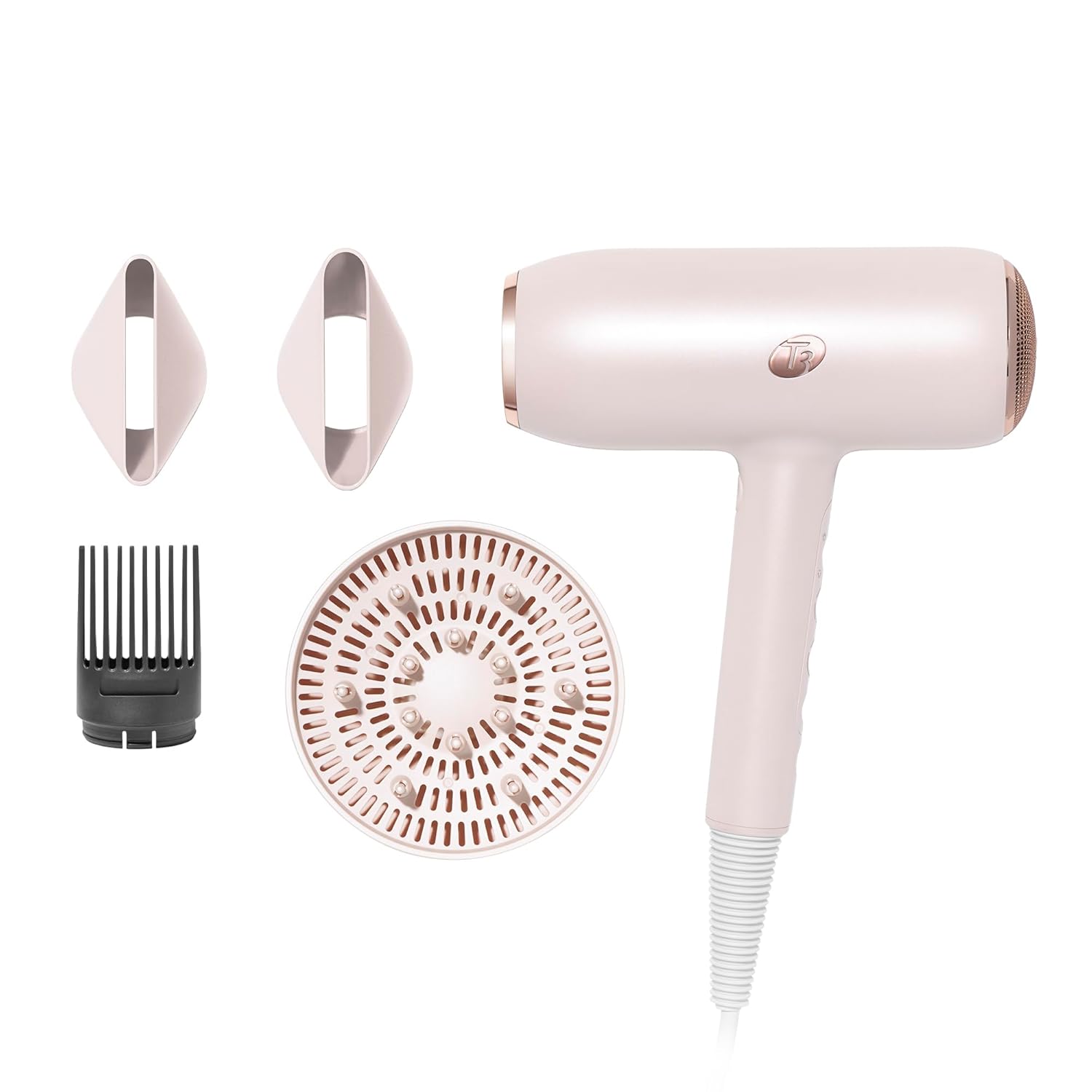 T3 Featherweight StyleMax Hair Dryer - Fast Drying Ionic Technology with 4 Attachments | Lightweight & Custom Heat Settings