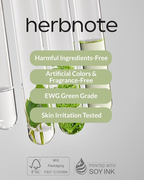 HERBNOTE Heartleaf Soothing Moisture Toner - Low pH, 80% Heartleaf Extract, Enriched with Houttuynia Cordata & Green Tea, Clinically Tested, No Irritation - Ideal for Sensitive Skin, 6.76 f l. oz