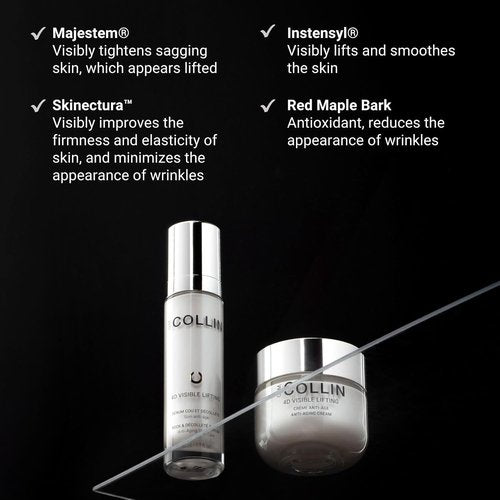 G.M. COLLIN 4D Visible Lifting Cream - Anti-Aging Face Moisturizer with Hyaluronic Acid | Reduces Wrinkles & Fine Lines