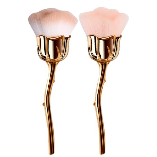 DANNEASY 2pcs Nail Dust Brush Nail Brushes for Cleaning Nail Powder Brush Nail Duster Large Makeup Brush Blush Brush Nail Art Brushes Nail Tools Kit