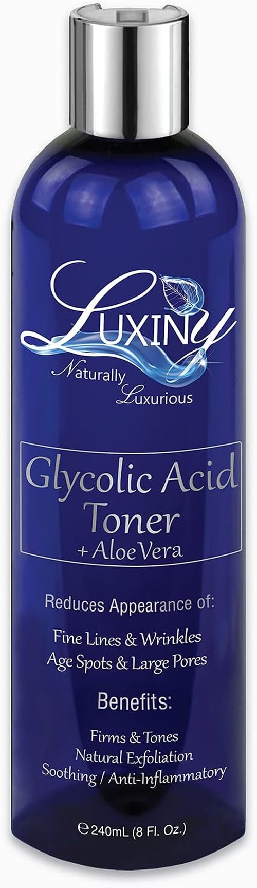 **Regine Switzerland Glycolic Acid Toner - Hydrating AHA BHA Facial Toner (8 oz) for Acne Prone Skin**