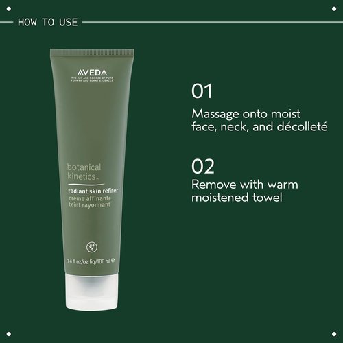 Aveda Botanical Kinetics Radiant Skin Refiner - Clay-Based Facial Scrub | Exfoliates & Energizes | 3.4 Fl Oz