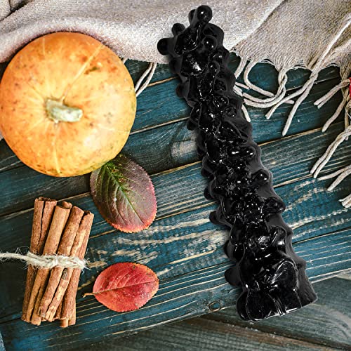 Black Spine Candle for Halloween Decor - Unscented Soy Gothic Centerpiece