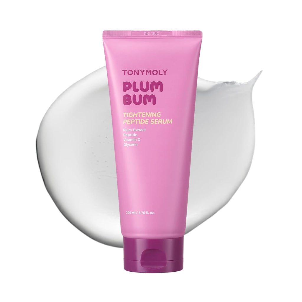 TONYMOLY Plum Bum Tightening Serum - Firming & Hydrating Body Treatment with Plum Extract, 6.76 fl oz