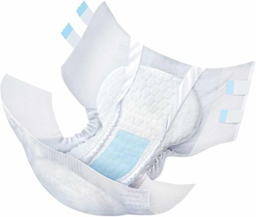 NorthShore MegaMax Adult Diapers - 12-Hour Protection for Heavy Bladder Leaks | Medium, 10 Count, White, 32-44 Inches