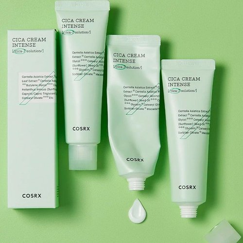COSRX Pure Fit Cica Intensive Cream 1.7 oz/ 50 mL | For Dry Sensitive Skin, Centella Asiatica Face Moisturizer Recommended for Acne-Prone Skin, Reduce Redness, Not Tested on Animals, Korean Skin Care