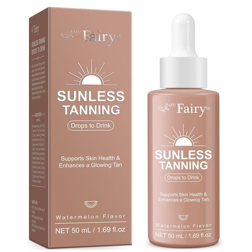 Skiennix Tanning Drops - Sunless Drinkable Tanning Solution for Face & Body | 50ml, Promotes Healthy Skin