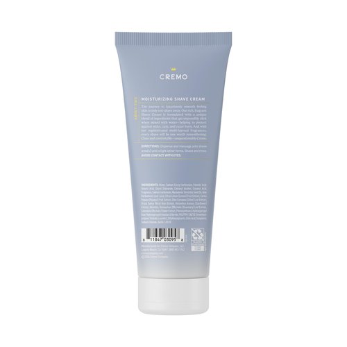 Cremo Women’s Shaving Cream Sensitive Skin, Moisturizing, Vanilla Orchid, Ultra-Slick Shave Cream for Women, Fights Nicks, Cuts and Razor Burn, 6 Fl Oz