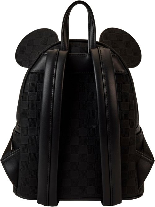 Loungefly Mickey Mouse Mini Backpack - Stylish Checkered Texture Design for Everyday Use