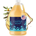 YARELI Pure Castile Soap Liquid, Unscented, with All Organic Oils for Adults, Kids and Babies as Body Wash or Hand Soap, 64oz Refill