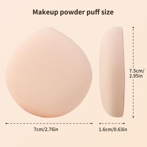 MSQ 5Pcs Makeup Sponge For Foundation Concealer and Powder, Triangle Powder Puff Soft Sponges Blender, Latex Free Blender Sponge For Liquid, Cream, Powder Seamless & Flawless Makeup, 2.75 in, Green