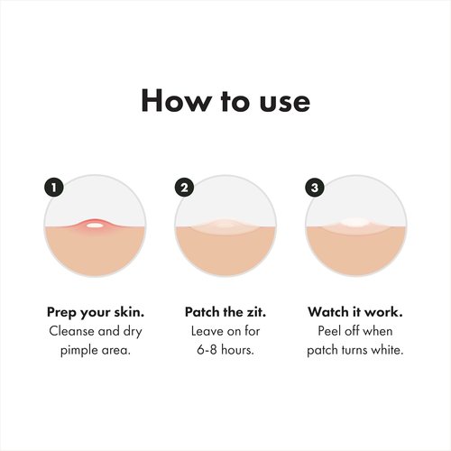 Mighty Patch™ Invisible+ Acne Pimple Patch - Discreet Hydrocolloid Cover for Zits & Blemishes (72ct)