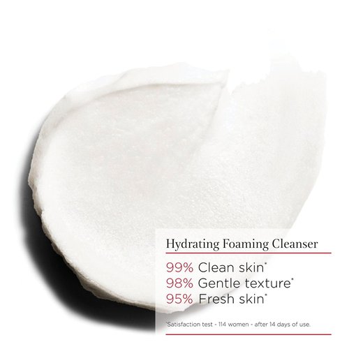 Clarins Hydrating Gentle Foaming Cleanser - Revives Radiance & Balances Skin | Green Formula with Organic Aloe Vera
