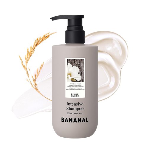 Hinoki Bloom Korean Rice Water Shampoo - Volumizing & Nourishing for Thinning Hair - 500ml / 16.90 fl oz