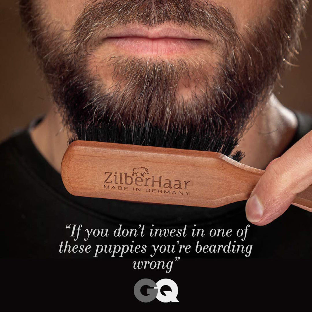 ZilberHaar Beard Oil Set - Nourishing Oil, Brush & Comb for Perfect Grooming | All-in-One Bundle