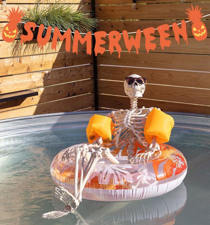 Spooky Summer Party Banner - Halloween & Summer Themed Decorations