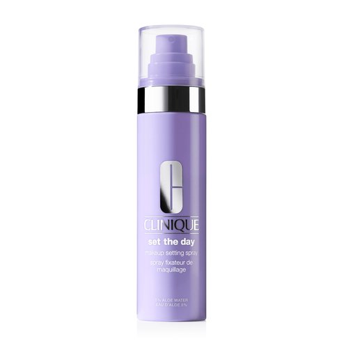 Clinique Set The Day Makeup Setting Spray With Aloe Water + Antioxidants | Sets Makeup All Day | Soothing + Hydrating | Alcohol-Free + Safe For Sensitive Skin, 3.3 Fl Oz