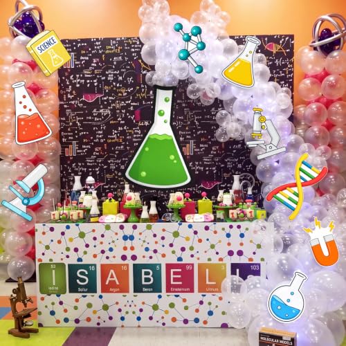 Science Party Decorations Kit with Balloon Arch and Lab Props - 213 Pieces