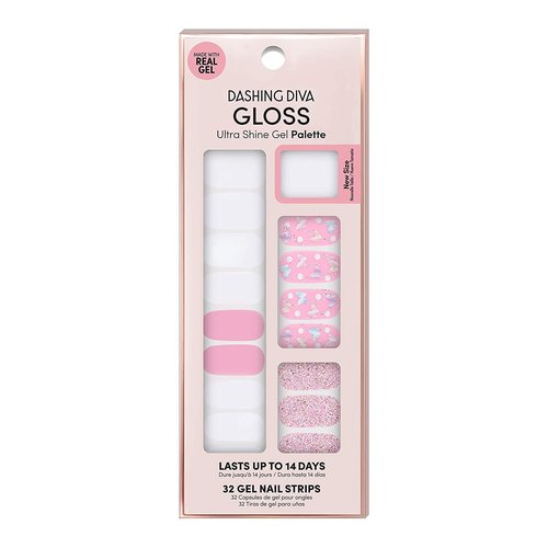 Ultra Shine Gel Nail Strips Frillseeker 32 Strips